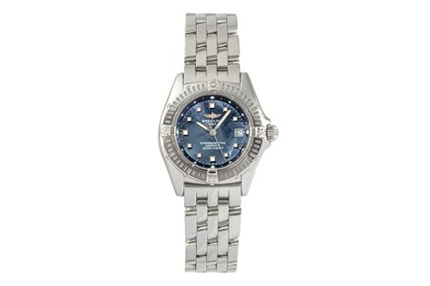 breitling damenuhr aus dem jahr 2001|Breitling Callistino Lady Datum Perlmutt Quarz Damenuhr für .